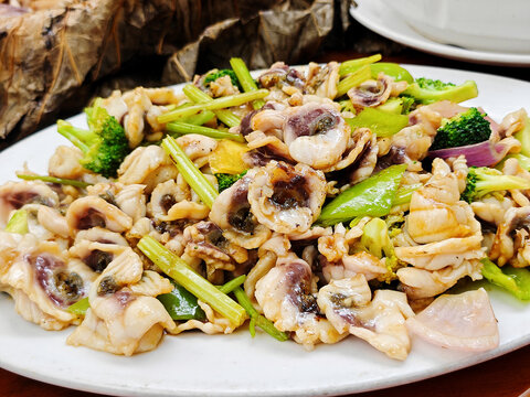 脆肉皖鱼片小炒