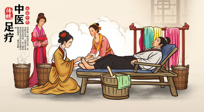 足疗店挂画