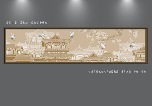 楼阁装饰画