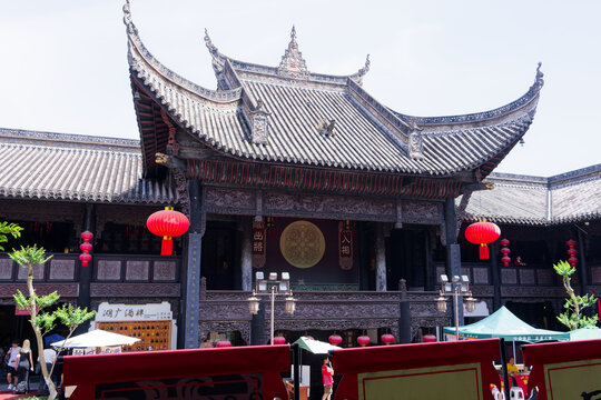 重庆禹王宫中式古建筑的典雅风貌
