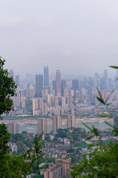 山城重庆城市风光俯瞰