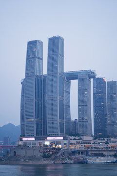 重庆现代风格摩天大楼景观