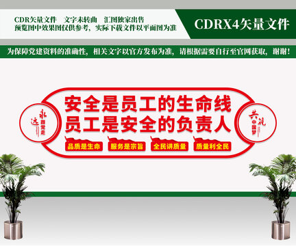 安全标语文化墙