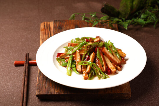 小炒五香豆干