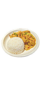 咖喱鸡排饭