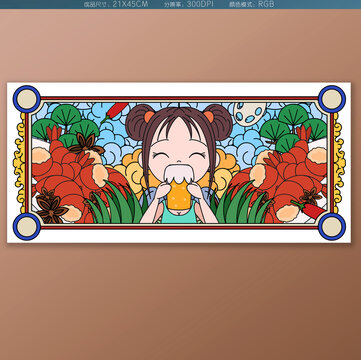 国潮小龙虾海报