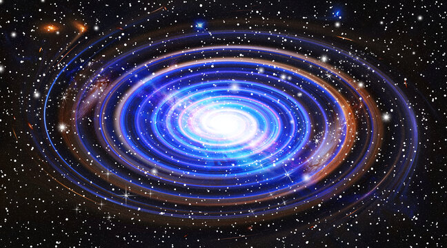漩涡星空吊顶灯箱