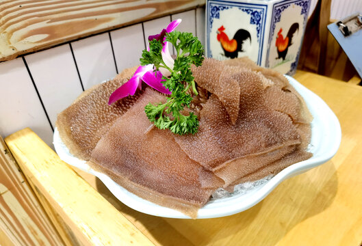 鲜毛肚