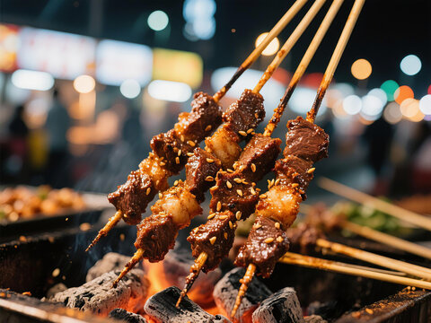 新疆羊肉串