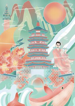 山东烟台山东蓬莱八仙过海景区