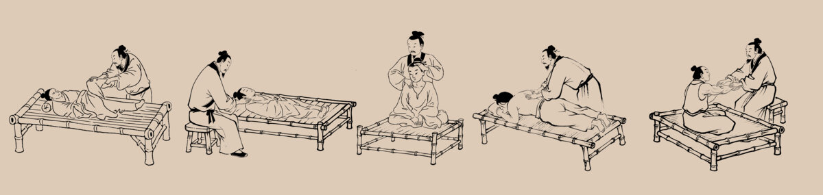古画中医推拿按摩图