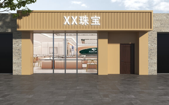 珠宝店门头