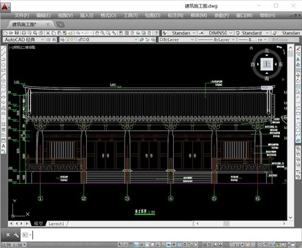 厢房建筑CAD施工图
