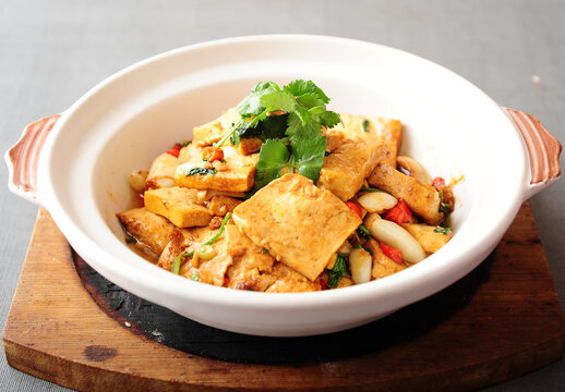 小炒豆腐