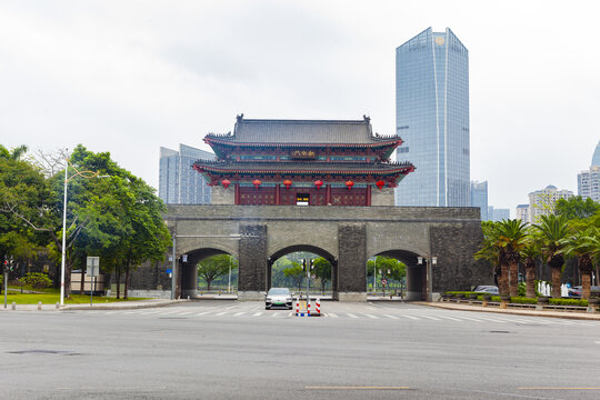 惠州朝京门古城楼