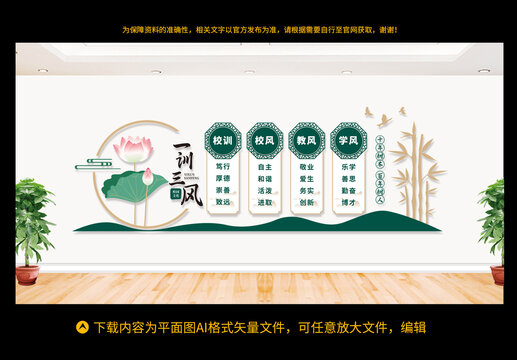 一训三风