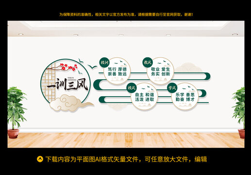 一训三风