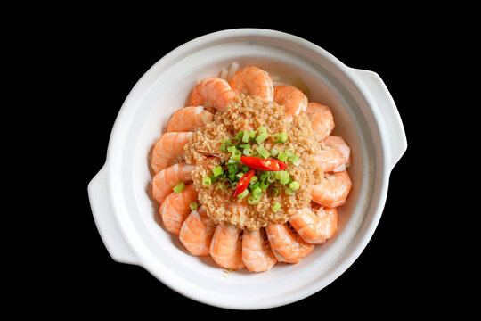 蒜蓉粉丝鲜虾煲