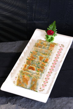 韭菜牛肉煎饼