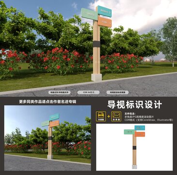 多项指示牌