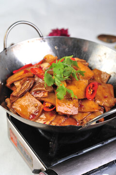 干锅千叶豆腐