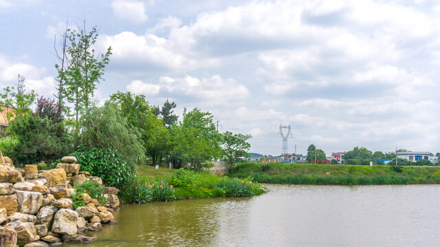 月光湖风景