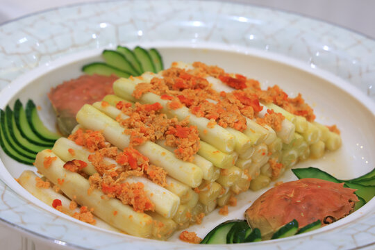 蟹黄蒲菜