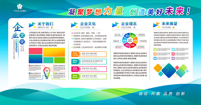 企业简介展板