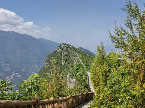 长江三峡巫峡三峡龙脊风光