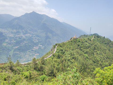 长江三峡巫峡三峡龙脊风光