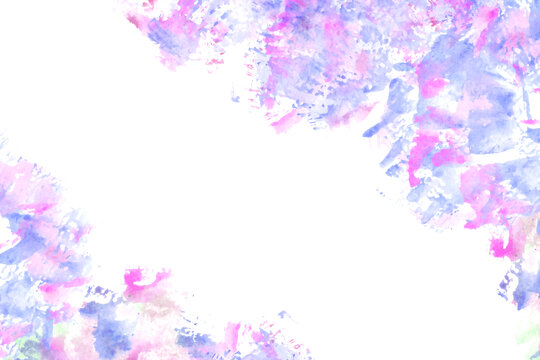 水彩手绘花纹水彩背景底纹