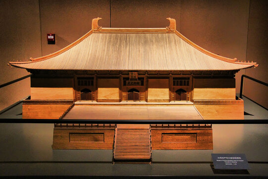 精美中式古建筑模型展示