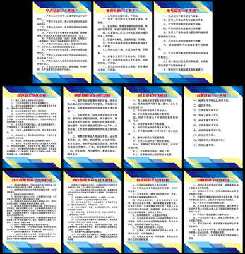 安全管理制度宣传展板组图