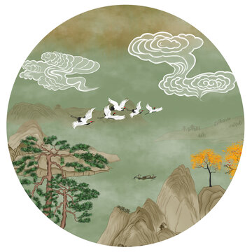 新中式山水
