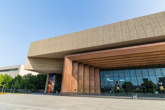 天津博物馆建筑外墙石材装饰