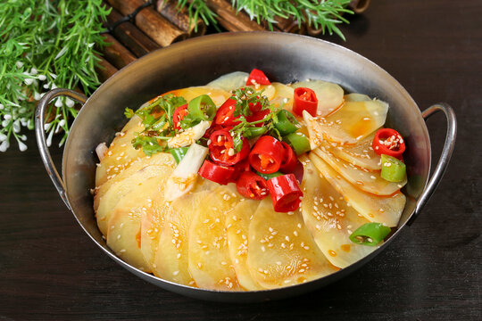 干锅土豆片