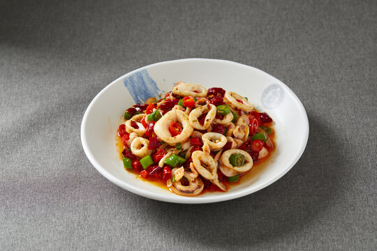 香辣鱿鱼圈