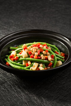 肉沫长豆角粤菜