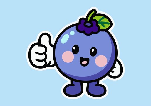 卡通蓝莓宝宝