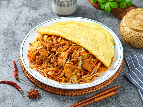 肉蛋炒面