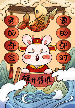 国潮旗开得胜