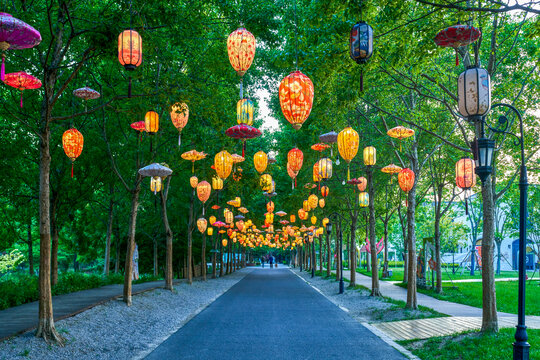 林荫路花灯