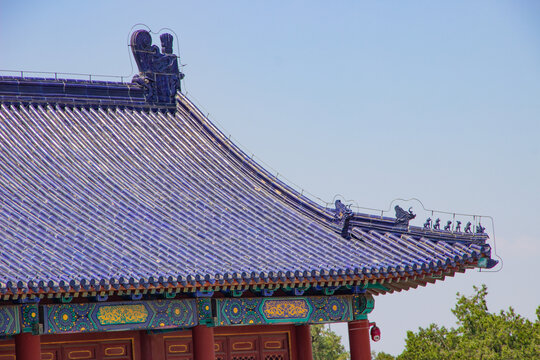 古建筑五脊六兽