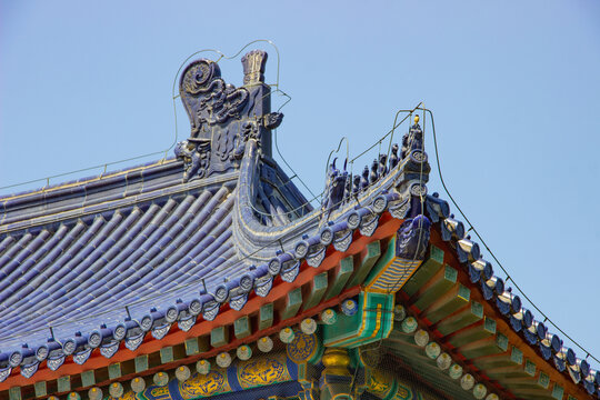 北京天坛五脊六兽鸱吻