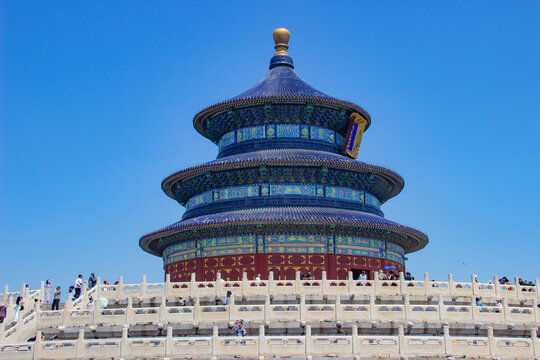 天坛祈年殿晴空万里