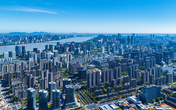 杭州市滨江区城市风光