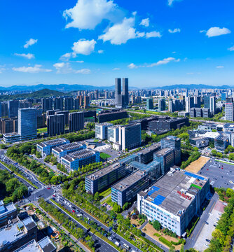 杭州市滨江区城市风光