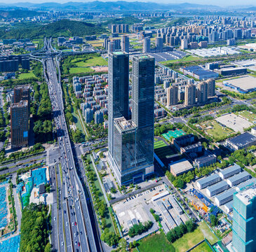 杭州市滨江区城市风光