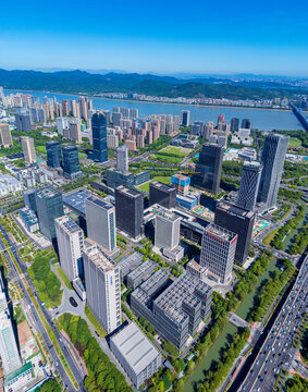 杭州市滨江区城市风光