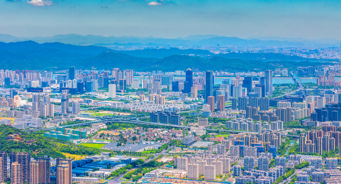 杭州市滨江区城市风光